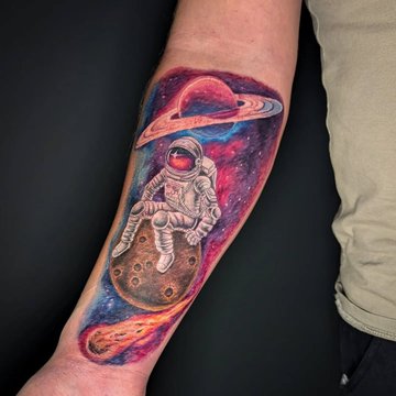 tatuaż Kosmos