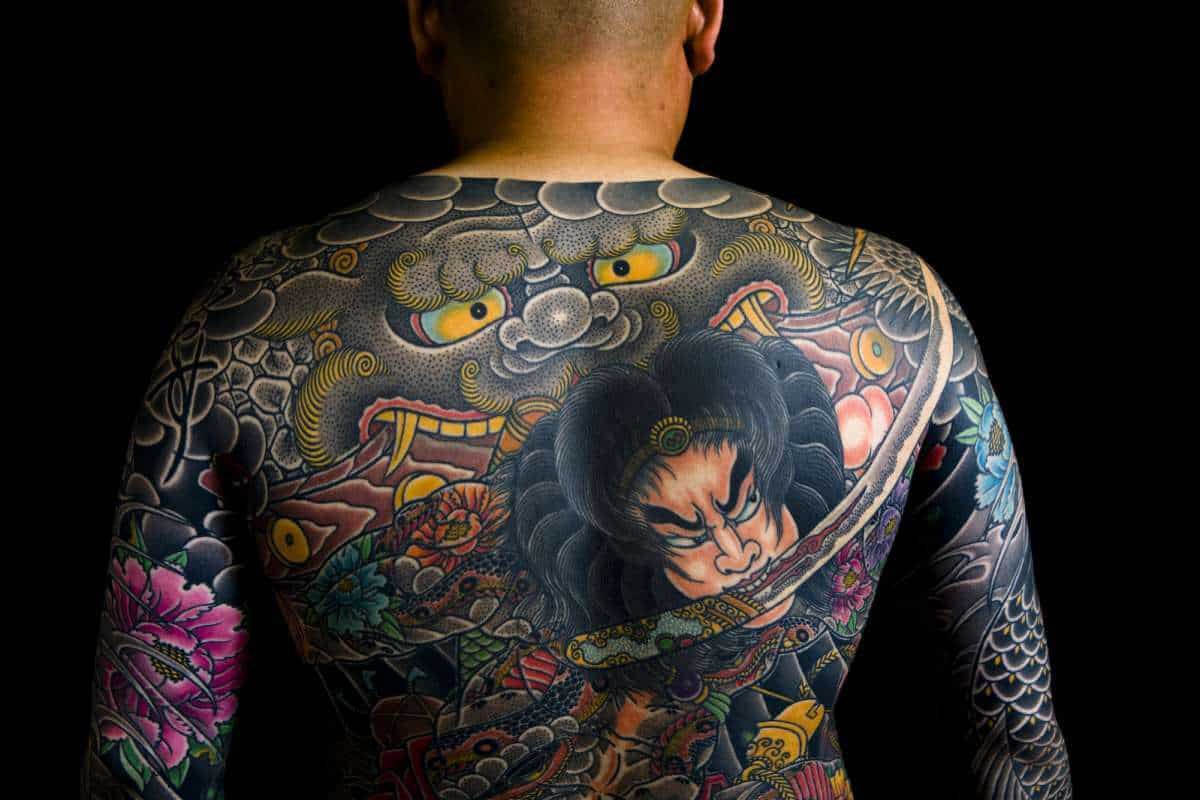 Szkice tatuażu "Japonia"