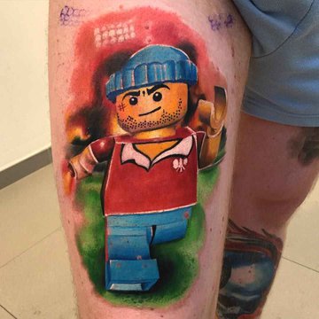 Tatuaż lego