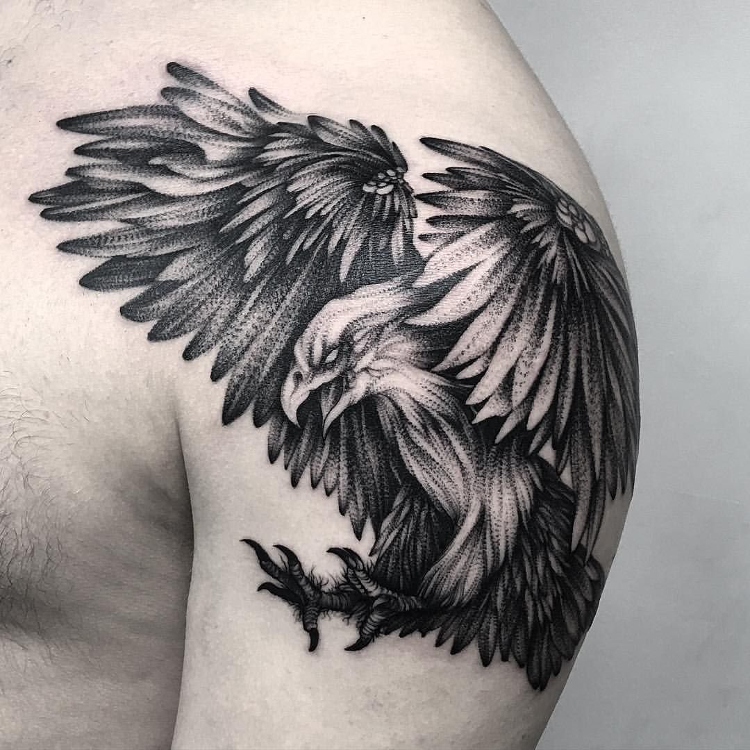 Tatuaż Jastrząb - VeAn Poland