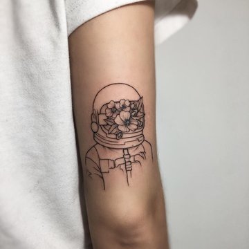 Astronaut tattoo