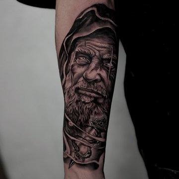 tatuaż Odyn