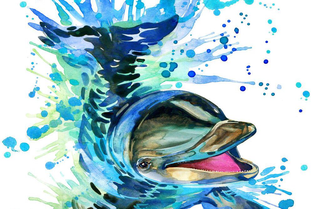 Tatuaż delfin