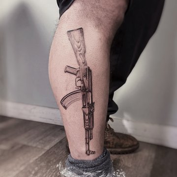 Tatuaż AK-47