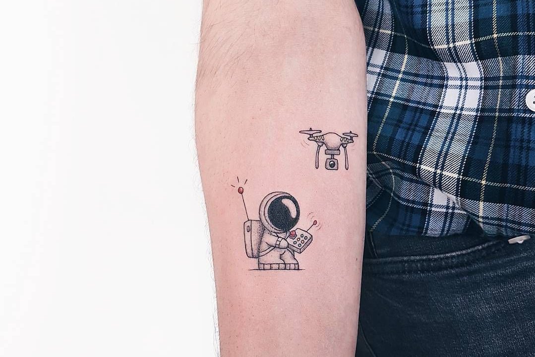 Astronaut tattoo
