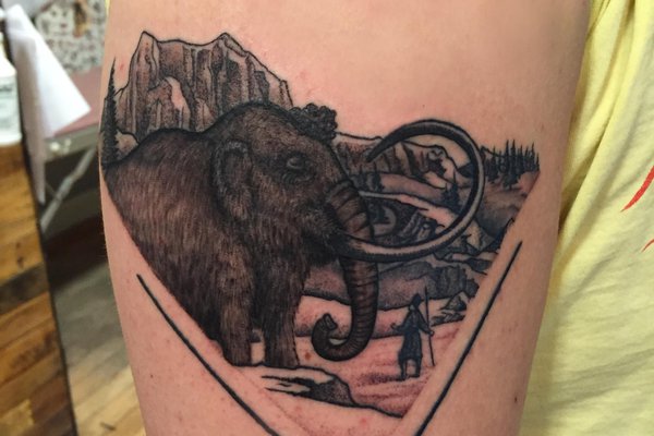 Tatuaż mamut