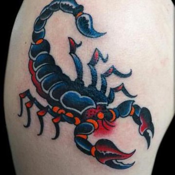 Szkice tatuażu „Skorpion”