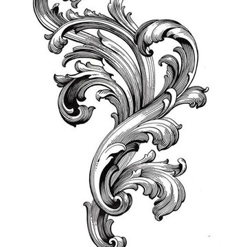 Szkic tatu baroque