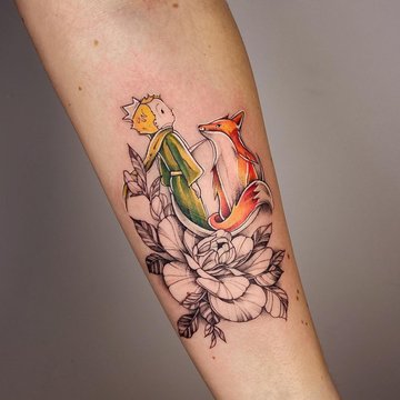 tatuaż Mały Książę