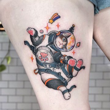 Astronaut tattoo