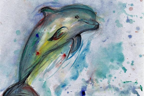 Tatuaż delfin
