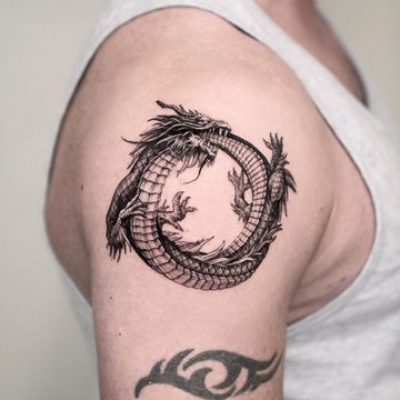 Uroboros Tatuaż