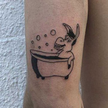 Interpretacja tatuażu osioł