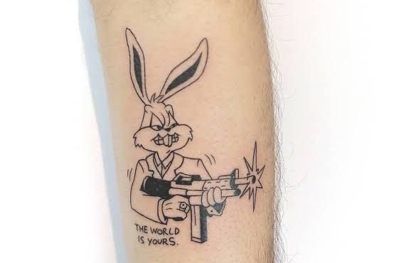 Tatuaż Królik Bugs