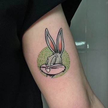 Tatuaż Królik Bugs