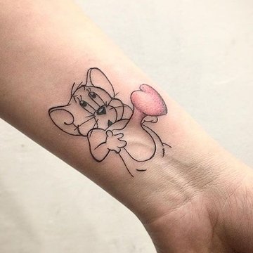 Tatuaż Tom i Jerry