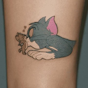 Tatuaż Tom i Jerry