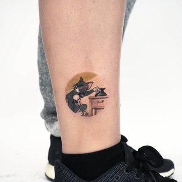 Tatuaż Tom i Jerry