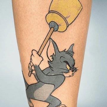 Tatuaż Tom i Jerry