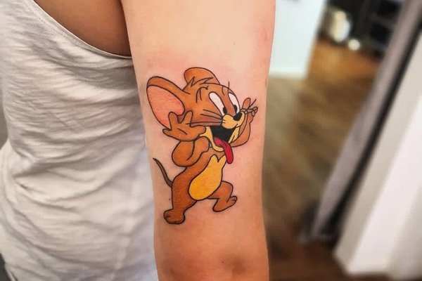 Tatuaż Tom i Jerry