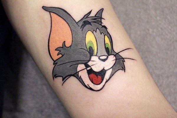 Tatuaż Tom i Jerry
