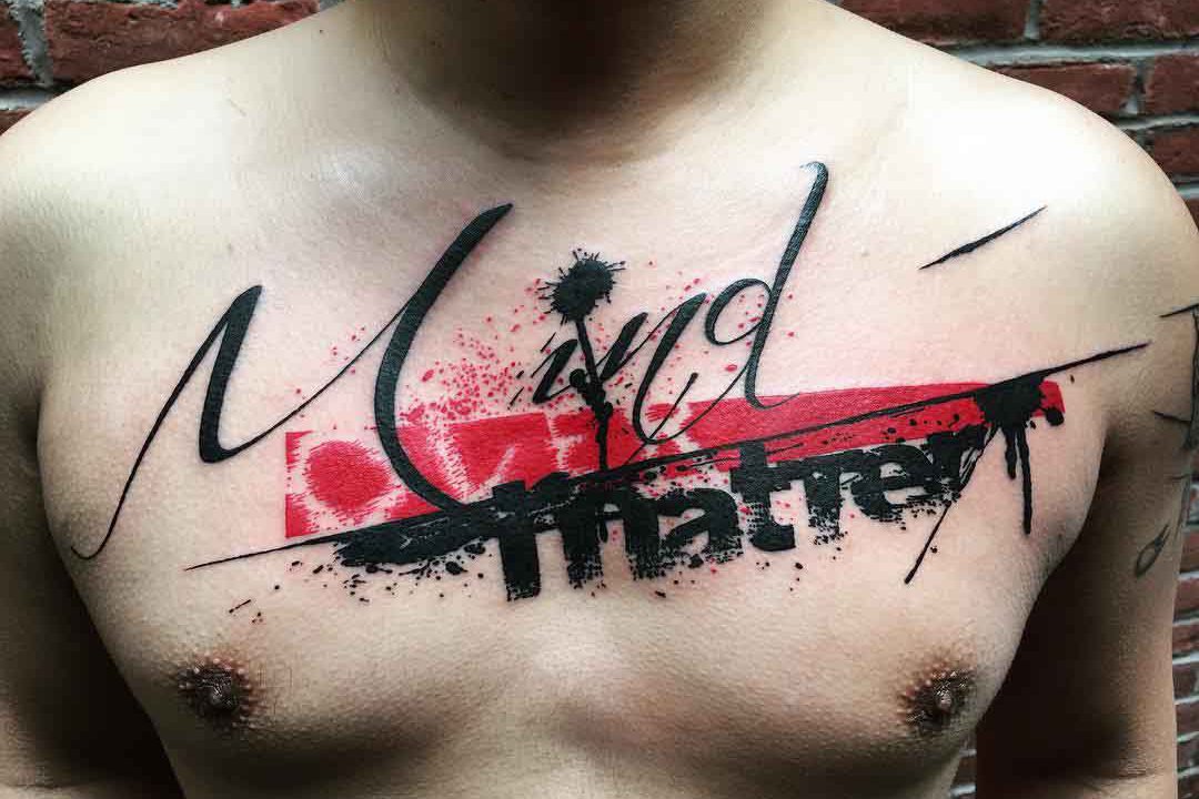Szice trash-polka tattoo