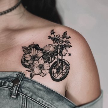 tatuaż Motor znaczenie wzór