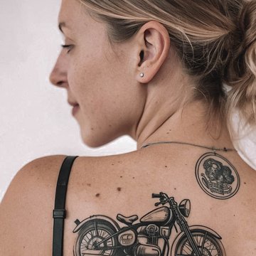tatuaż Motor znaczenie wzór
