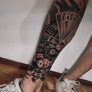 tatuaż Ruletka znaczenie wzór