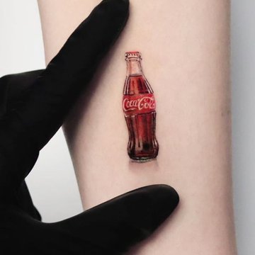 tatuaż Coca-Cola