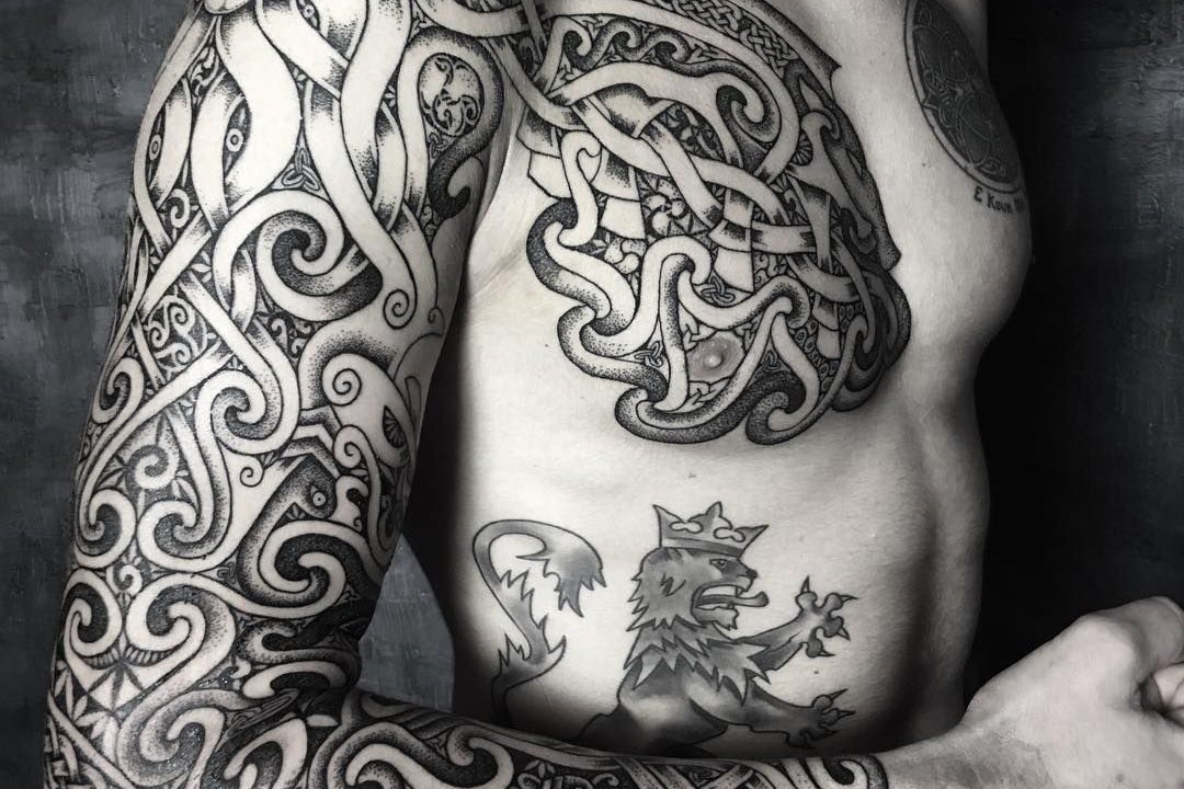 Celtic szkice tattoo