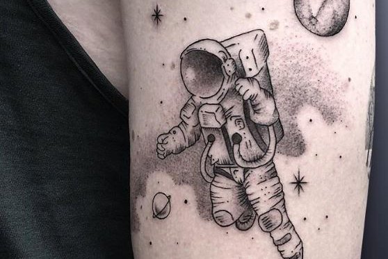 Astronaut tattoo