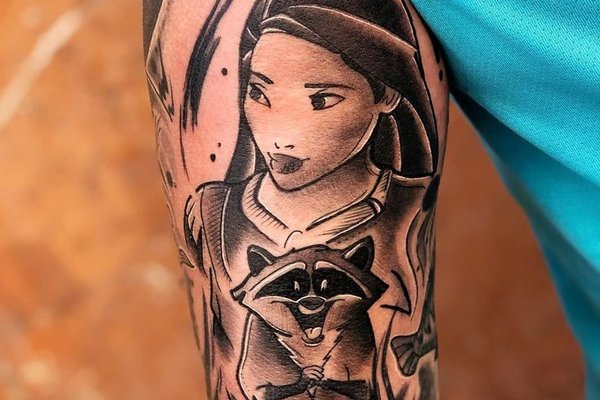 Tatuaż Pocahontas