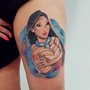 Tatuaż Pocahontas