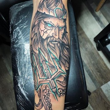 Tatuaż posejdon