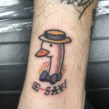 Tatuaż gęś