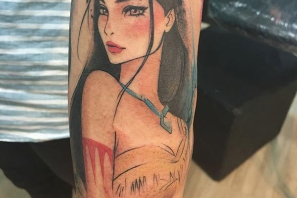 Tatuaż Pocahontas
