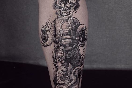 Astronaut tattoo