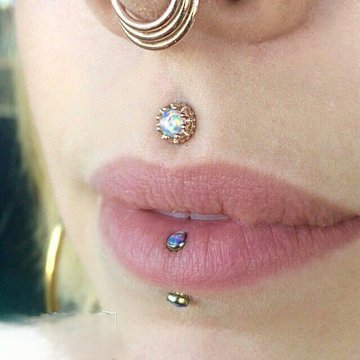 bezpieczny vertical labret