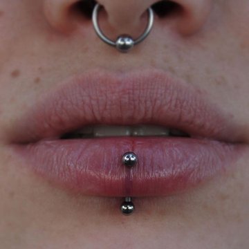 bezpieczny vertical labret