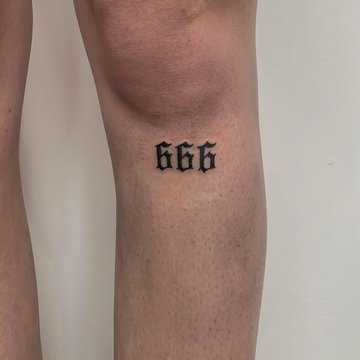 Tatuaż 666