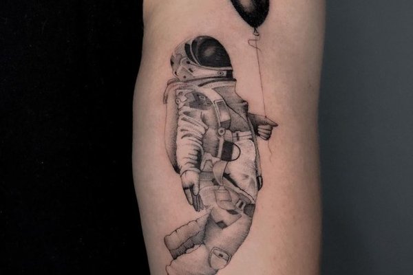 Astronaut tattoo