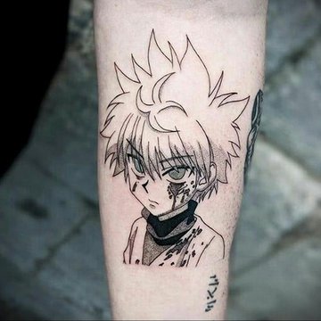 Tatuaż anime