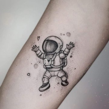 Astronaut tattoo