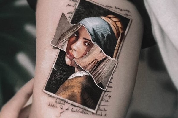 tatuaż portret znaczenie wzór