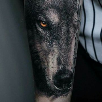 Tatuaż Wilk