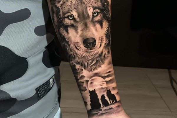 Tatuaż Wilk
