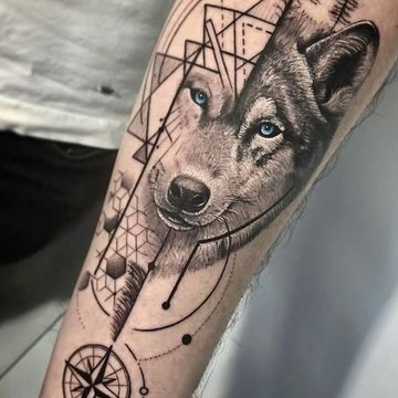 Tatuaż Wilk