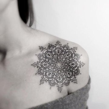 tatuaż mandala