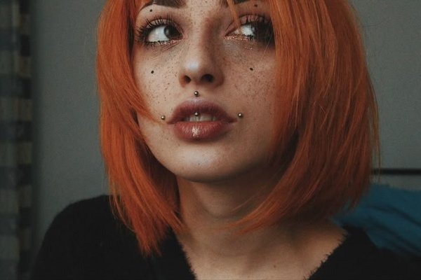 przekłucie dahlia